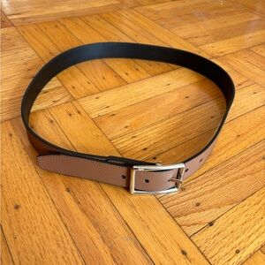 Michael Kors Medium Width 38 in/95cm light brown leather belt